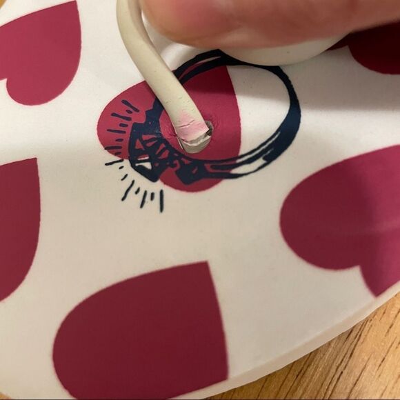 Juicy Couture “Juicy Girl’s Best Friend” Heart Flip Flops - US 9.5 / 10 - Picture 4 of 5